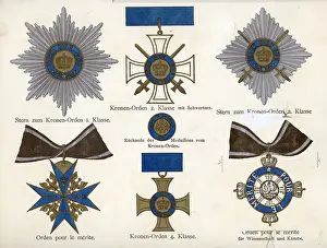 Pour: Prussian orders, 1900