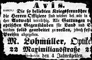 Notification: Prussian war notification against Austria, 1866