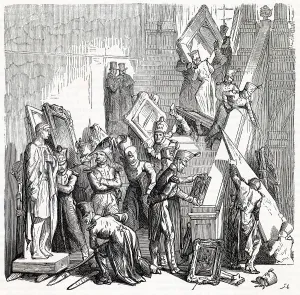 Foreshadowing: PRUSSIANS IN THE LOUVRE