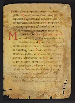Begins: Psalter (Fragment)