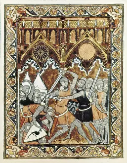 Psalter of Saint Louis (13th c.). Abraham is