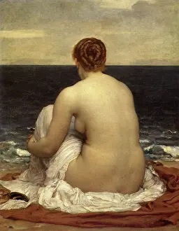 Aegean: Psamathe, the Nereid, by Leighton