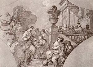 Psyche: Psyche Greeted by Nymphs