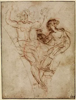 Proserpine: Psyche presenting to Venus the Vase of Proserpine