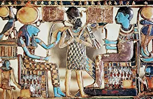 Creator: Ptah (Phthah), right, creator of universe and