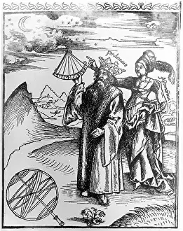 Reisch: Ptolemy and his world View