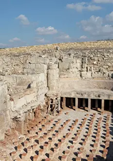Tepidarium: Public baths, Kourion, Cyprus