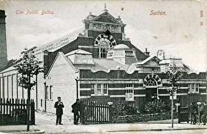 Croydon: The Public Baths, Sutton, Surrey