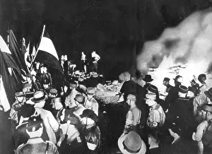 Highlight: Public book burning, 1933
