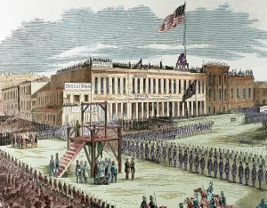 Execute: Public execution of murderers Joseph Hetherington and Philan