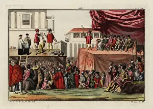 Disgrace: Public expulsion of a knight from an Order of Chivalry