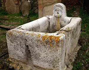 Eruption: Public fountain. Herculaneum