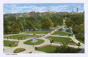 Plinth: Public Garden, Boston, Massachusetts, USA