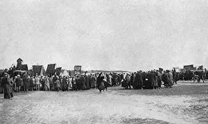 Revolutionist: Public gathering to hear a speech during Revolution, Russia