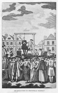 Smithfield: Public Hanging - 18th century