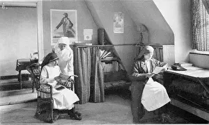 Public health nurses in a classroom
