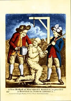 1770s: Public Humiliation, Tarring and Feathering, 1774