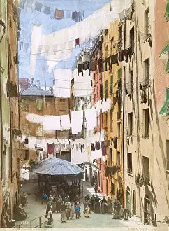 Noack: Public laundry of St. Brigida, Genoa, Italy