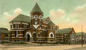 Turrets: Public Library. Lawrence