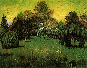 Willows: Public Park with Weeping Willows... by Van Gogh