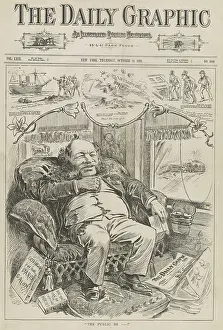 Corporations: THE PUBLIC BE ---! Political cartoon of William