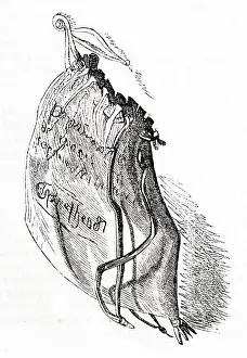 Account: Public Records of England -- Medieval leather pouch
