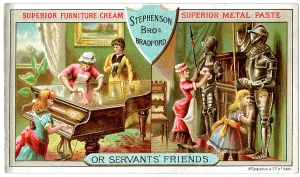 Easier: Publicity card, Stephenson Bros, Superior Furniture Cream