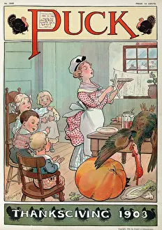 Pumpkin: Puck Thanksgiving 1903