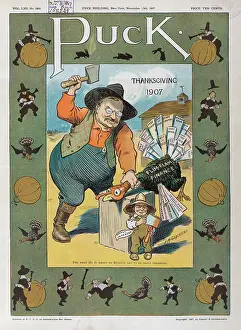 Flam: Puck Thanksgiving 1907