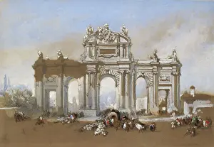 The Ashmolean Museum: The Puerta de Alcala, Madrid