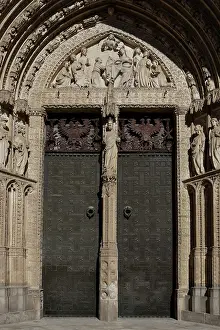 Aleman: Puerta del Perdon of the Cathedral, Toledo, Spain