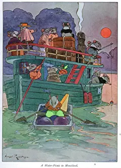Nesbit: Pug Peter -- mice on a boat