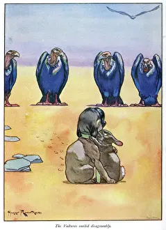 Unpleasant: Pug Peter -- vultures, dog and rabbit
