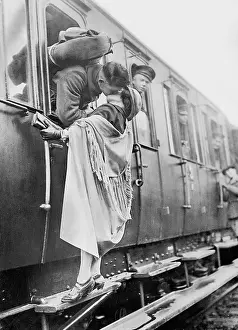 Koblenz: Pull-out of the American troops from Koblenz, 1923