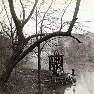 Albany: Pulley and Cable for Hand-Pulled Ferry, 1903