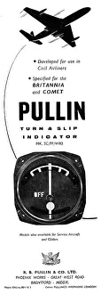 Pullin: Pullin Flight Instruments. Pullin Turn & Slip Indicator