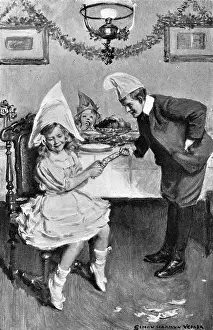 Nov17: Pulling a Christmas cracker, New Year's Eve by Simon Harmon