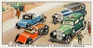 Stationary: Pulling Up Opposite Car