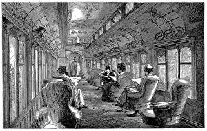 Pullman: Pullman drawing room car on the Midland Railway