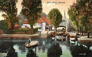 Ferryman: Pulls Ferry, Norwich, Norfolk, England