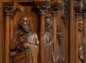 Maine: Pulpit, Cathedrale Saint-Maurice, Angers, Maine-et-Loire, France