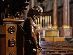 Maine: Pulpit, Cathedrale Saint-Maurice, Angers, Maine-et-Loire, France