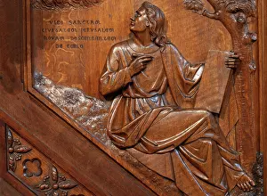 Maine: Pulpit, Cathedrale Saint-Maurice, Angers, Maine-et-Loire, France