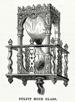 Hourglass: Pulpit hour glass