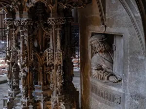 Stephansplatz: Pulpit, Stephansdom, Vienna, Austria