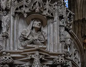 Stephansplatz: Pulpit, Stephansdom, Vienna, Austria