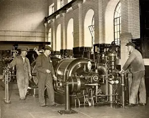 Surbiton: Pumping machinery installed at Surbiton, 1932