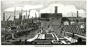 Sanitation: Pumping station at Deptford Creek 1861