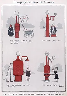 Wayside: Pumping Strokes of Genius by William Heath Robinson