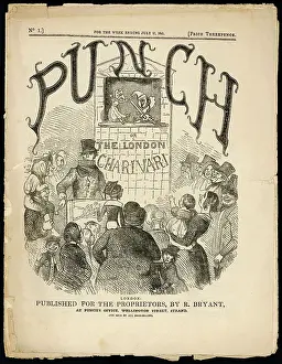 Charivari: Punch Magazine Cover - First Issue